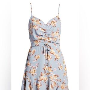 Row A Cinch Front Mini Dress